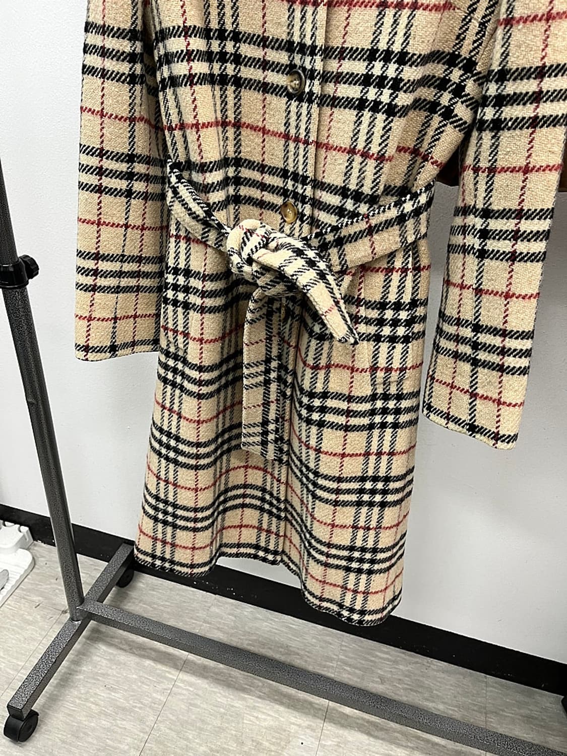 여) 버버리 노바체크 울 트렌치코트  상품이미지3