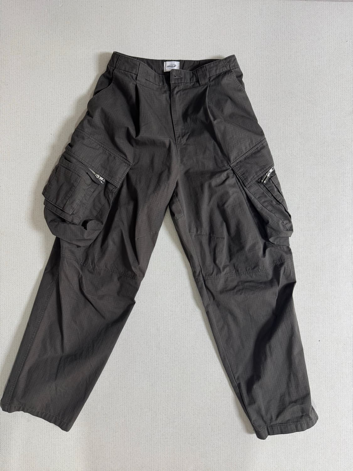 그레일즈 오발 라지핏 카고 팬츠 그레이 2사이즈 상품이미지4