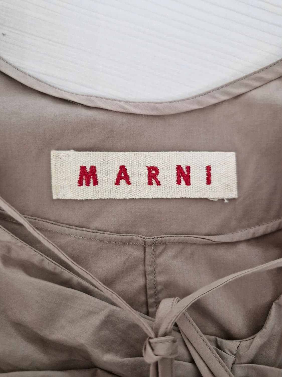 [매장정품택]MARNI 마르니 하프슬리브 블라우스 상품이미지4