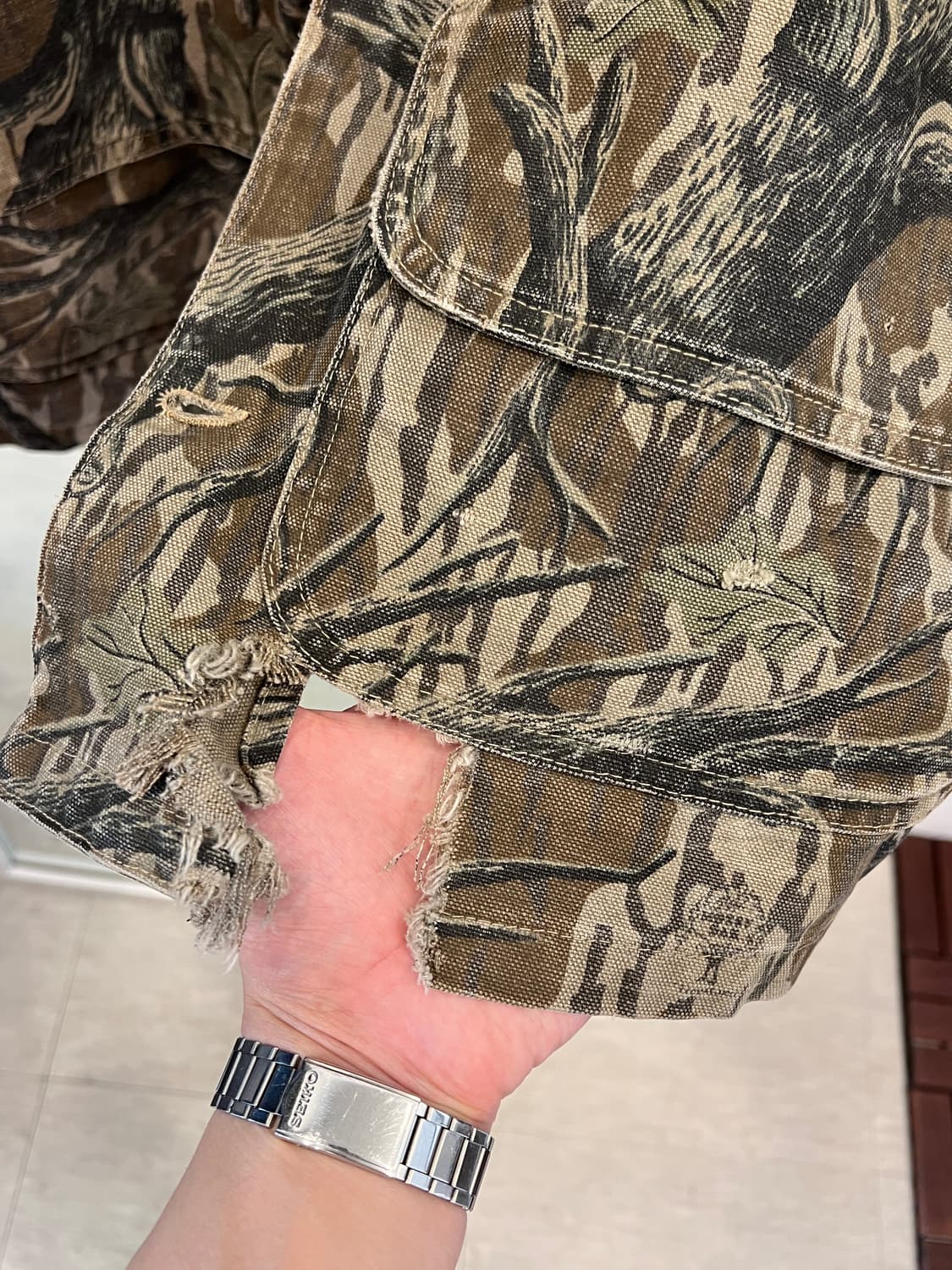 Carhartt 칼하트 리얼트리 카모 헌팅 자켓 상품이미지9