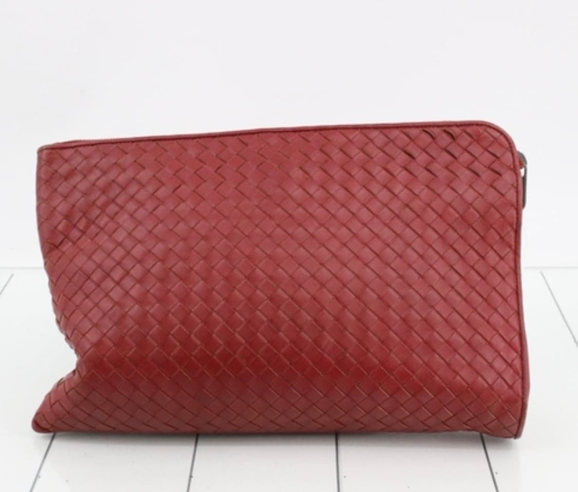 보테가베네타 인차리토 레드 클러치 상품이미지2
