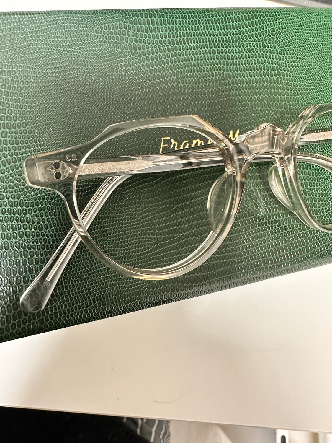 Frame Montana 프레임몬타나 fm22-3 그레이크리스탈 투명 안 상품이미지8