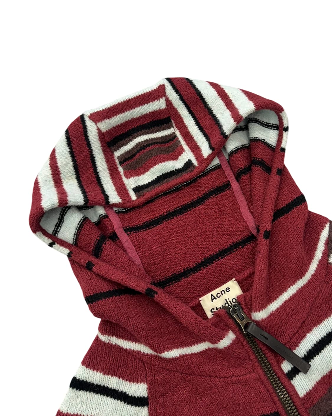 아크네 스튜디오 스트라이프 니트 후드집업 상품이미지6