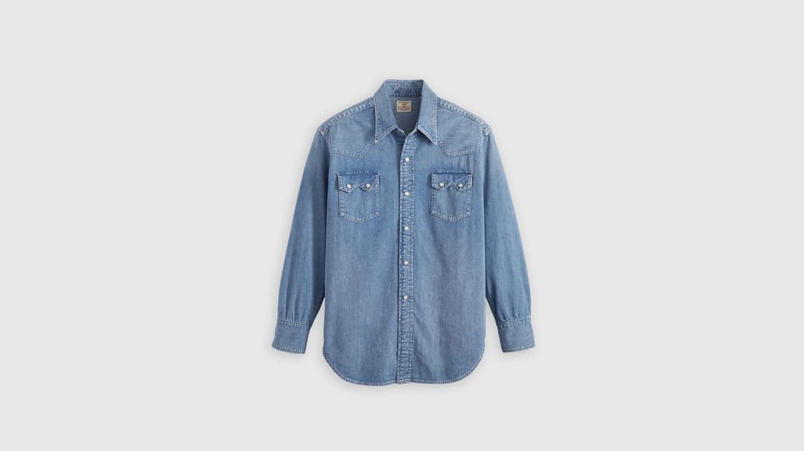 리바이스 LVC 1955 쇼트혼 소우투스 셔츠 001L70000 L사이즈 상품이미지1