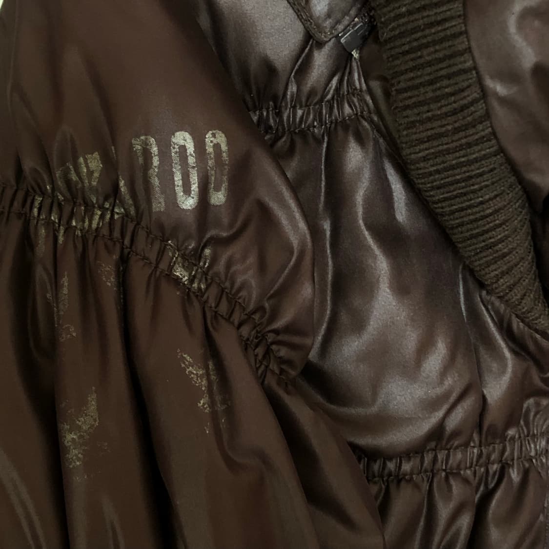 버커루 브라운 셔링 퍼 패딩 Buckaroo 빈티지 상품이미지6