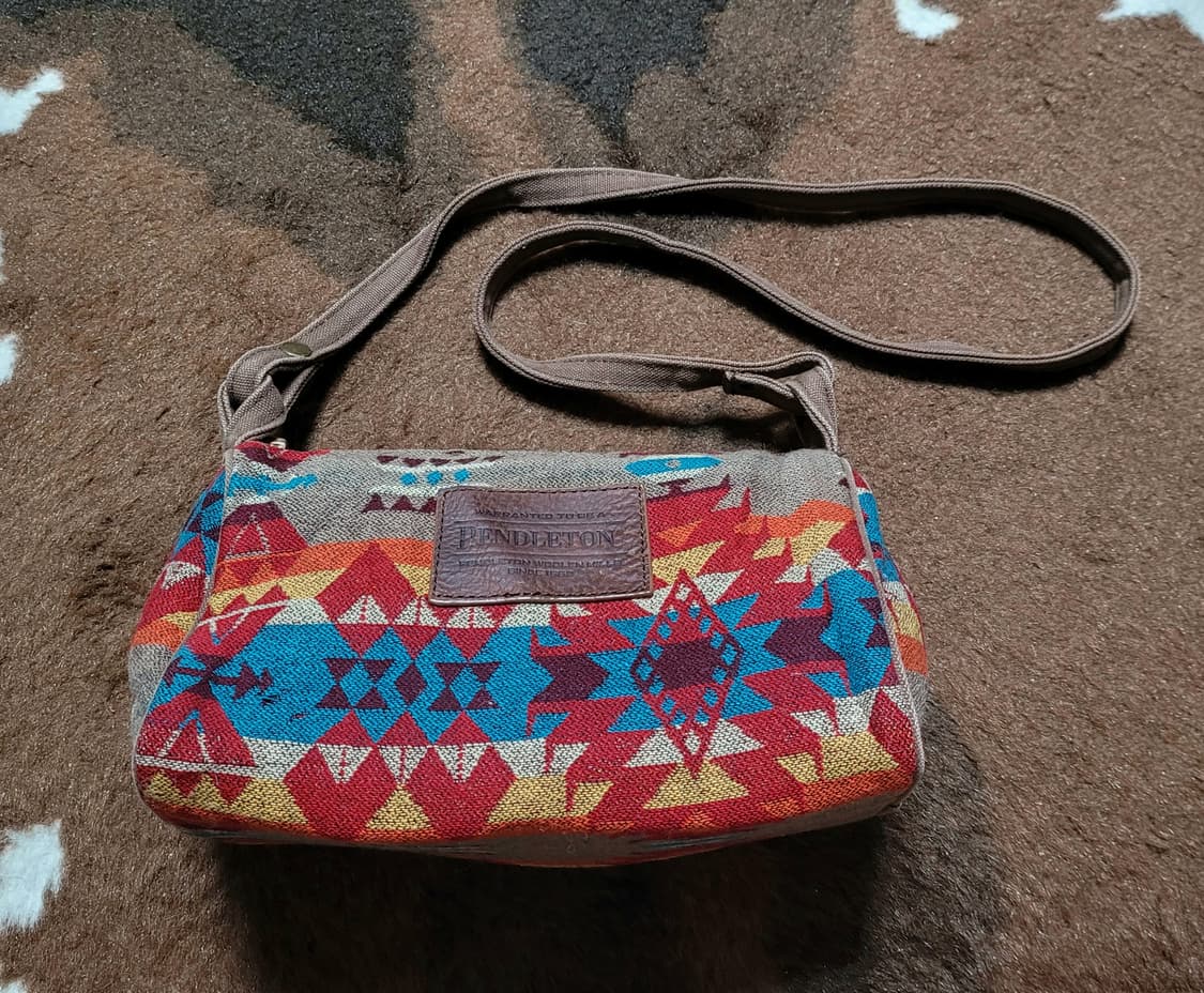 펜들턴 남녀공용 패브릭 나바호 패턴 크로스백 (23*17) 상품이미지5