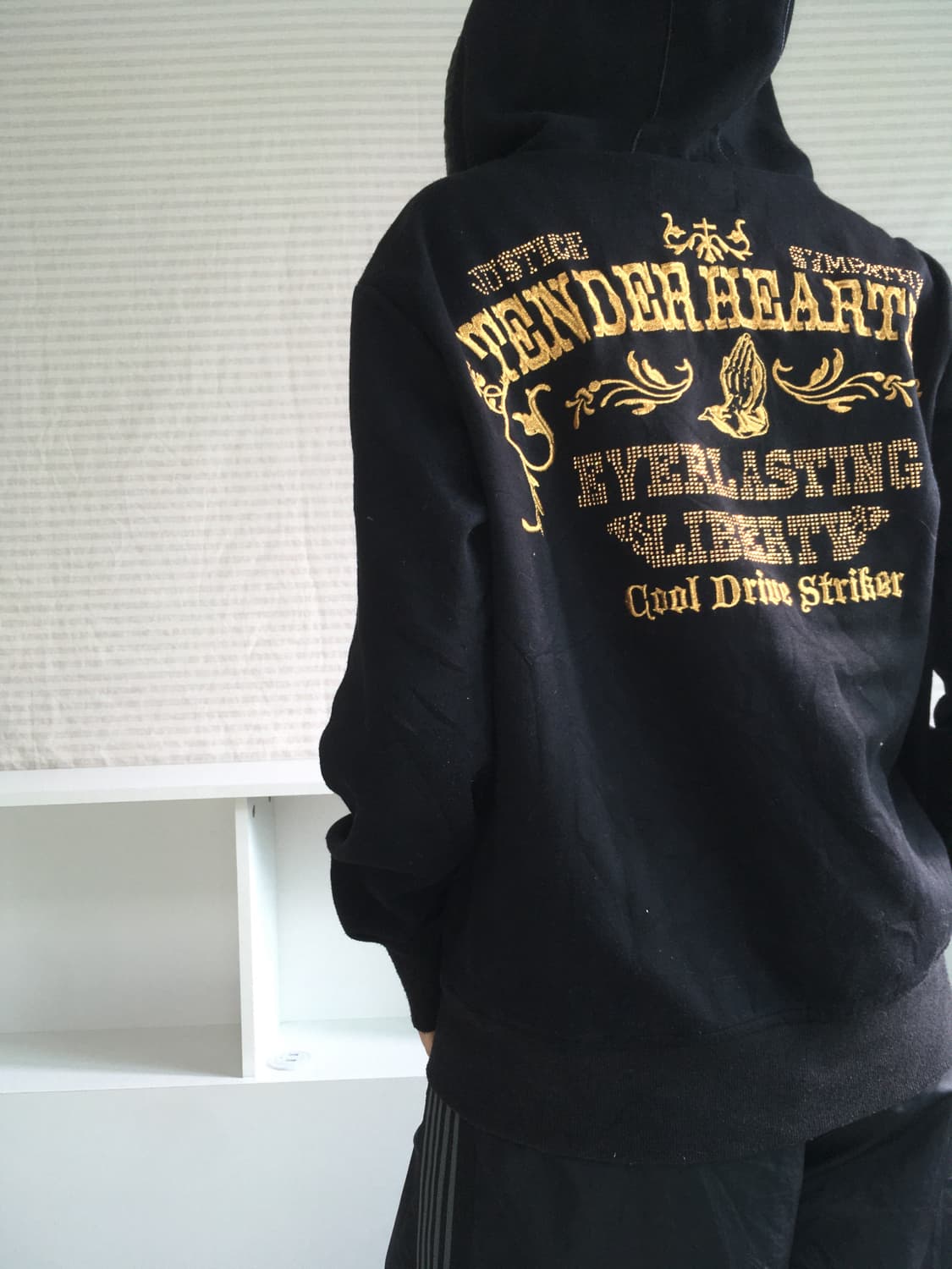 C.B.S handwork punk beads leather hood z 상품이미지3