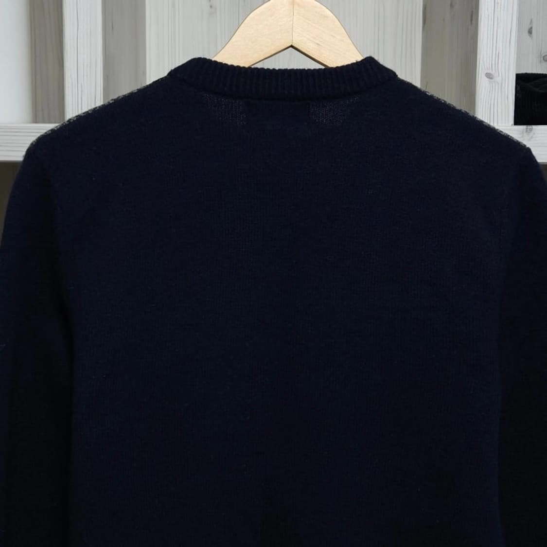 M)FRED PERRY 프레드페리 니트 패치워크 체크 램스울 상품이미지3