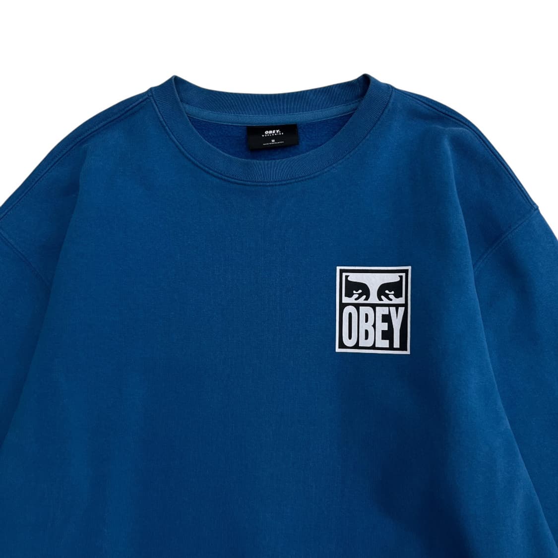 오베이 미니로고 딥블루 맨투맨 M 상품이미지6