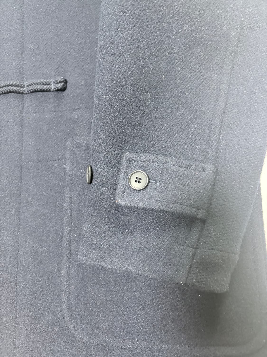 유니클로 더플코트 네이비 L 상품이미지3