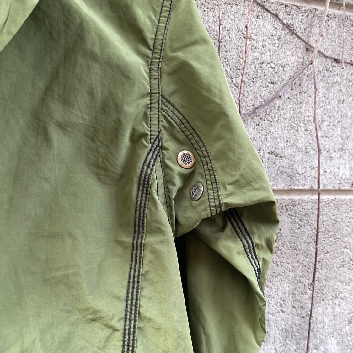 [S] Diesel 블랙스티치 나일론 윈드자켓 (95) 상품이미지7