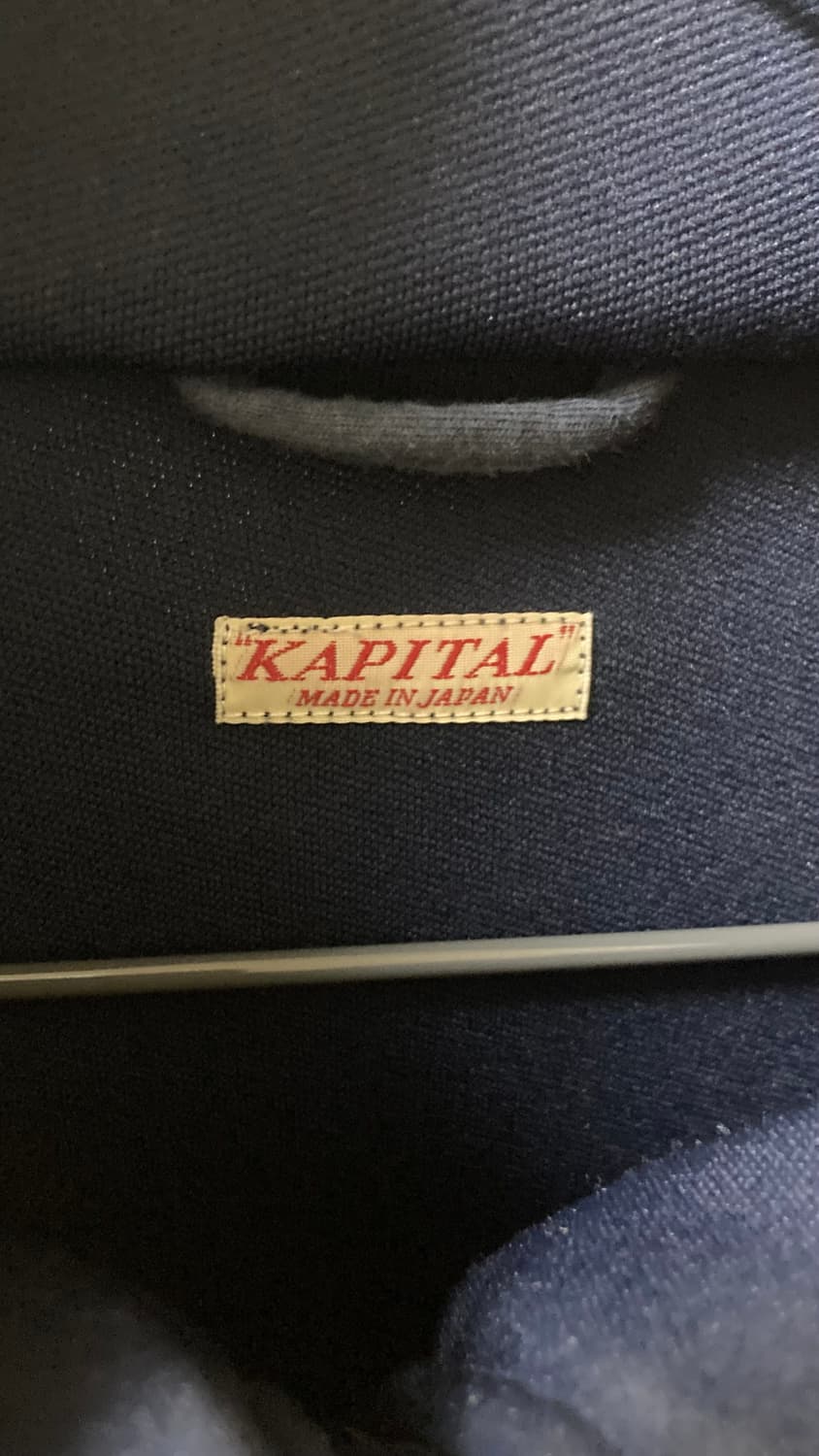 [4] 캐피탈 웨빙 트림 저지 트랙 자켓 네이비 상품이미지5