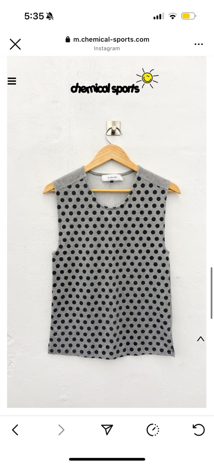 Le ciel bleu dot sleeveless 상품이미지3