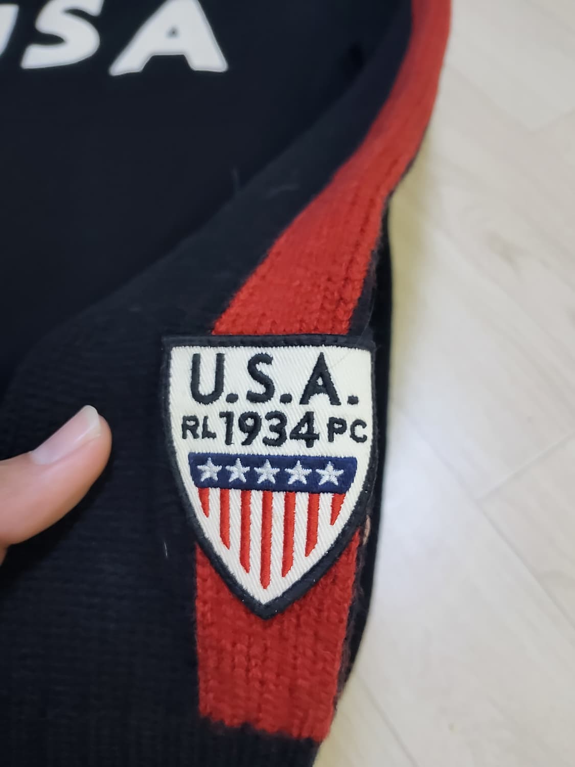 폴로 빅포니 usa 니트집업 상품이미지5