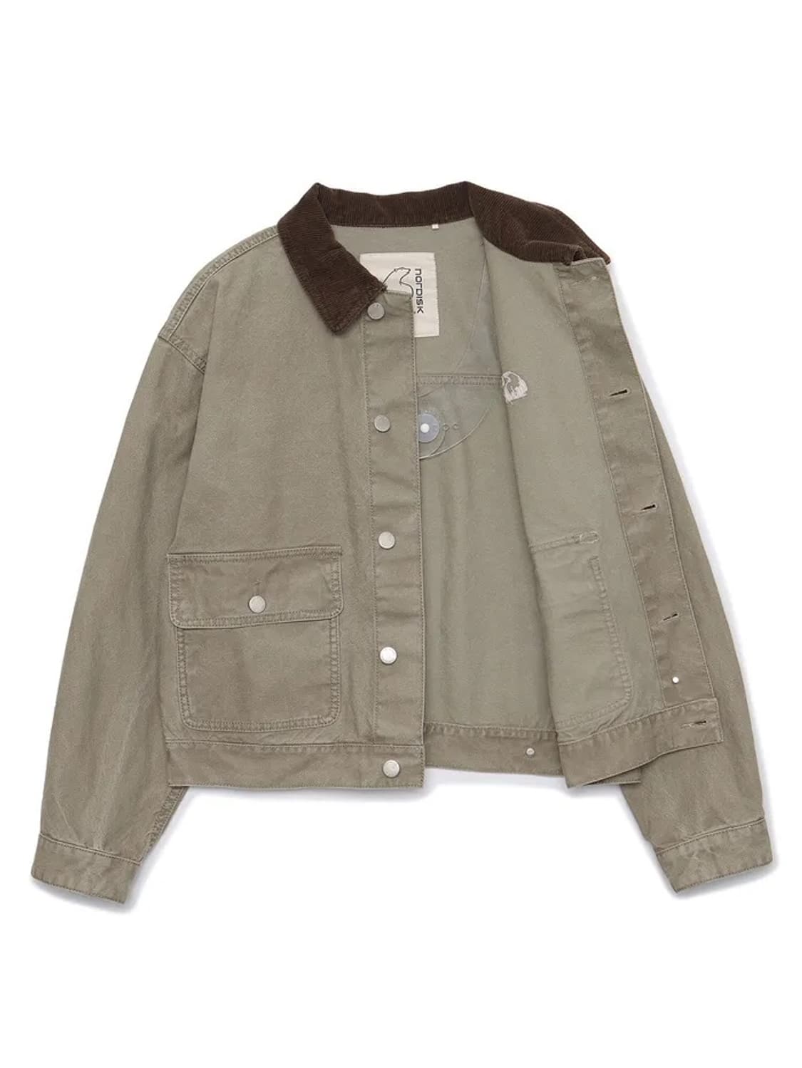 노르디스크 데님자켓 라이트카키 상품이미지3