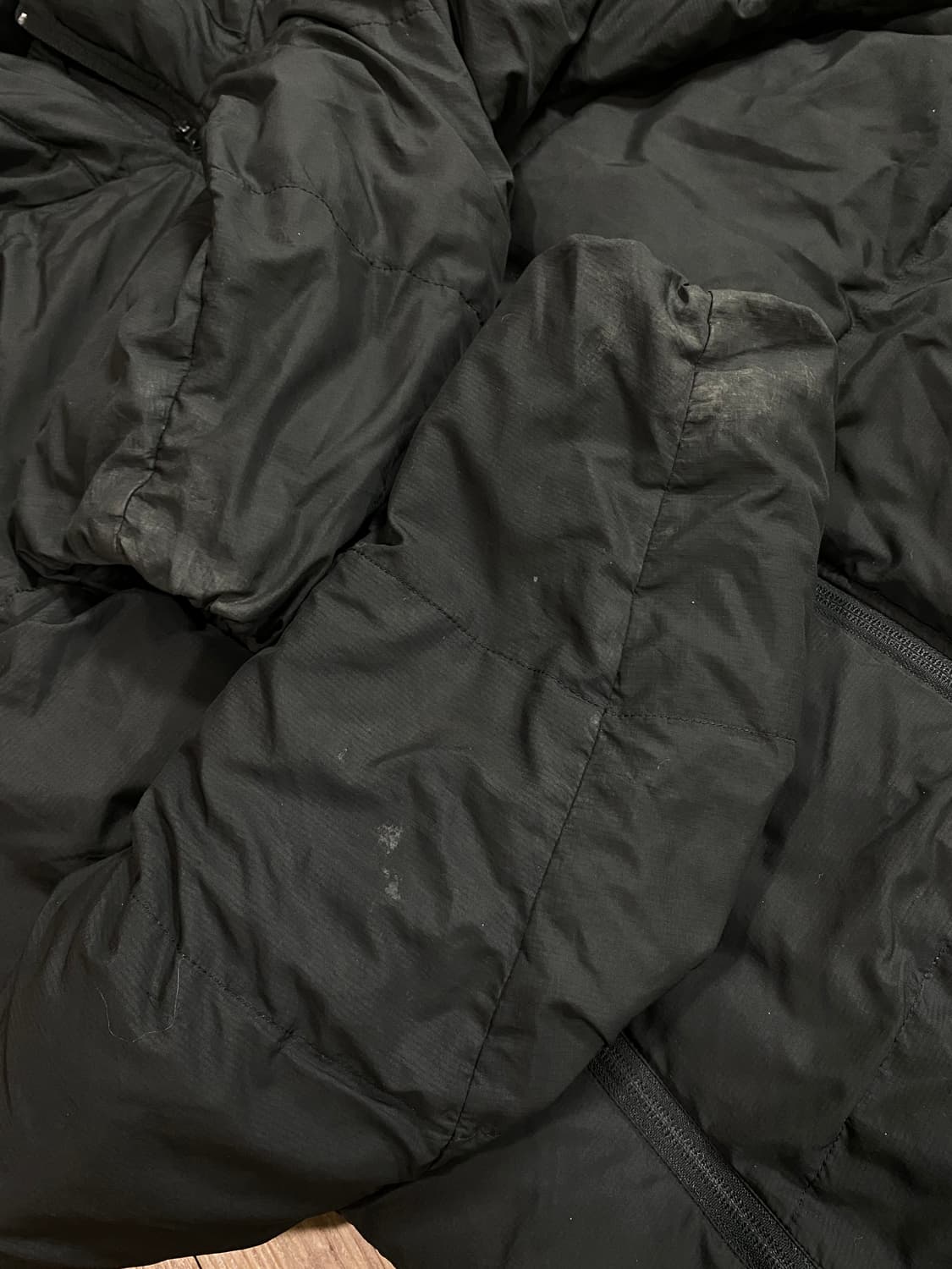 GU(지유) 히트 패딩 블루종 솜 파카 L 상품이미지4