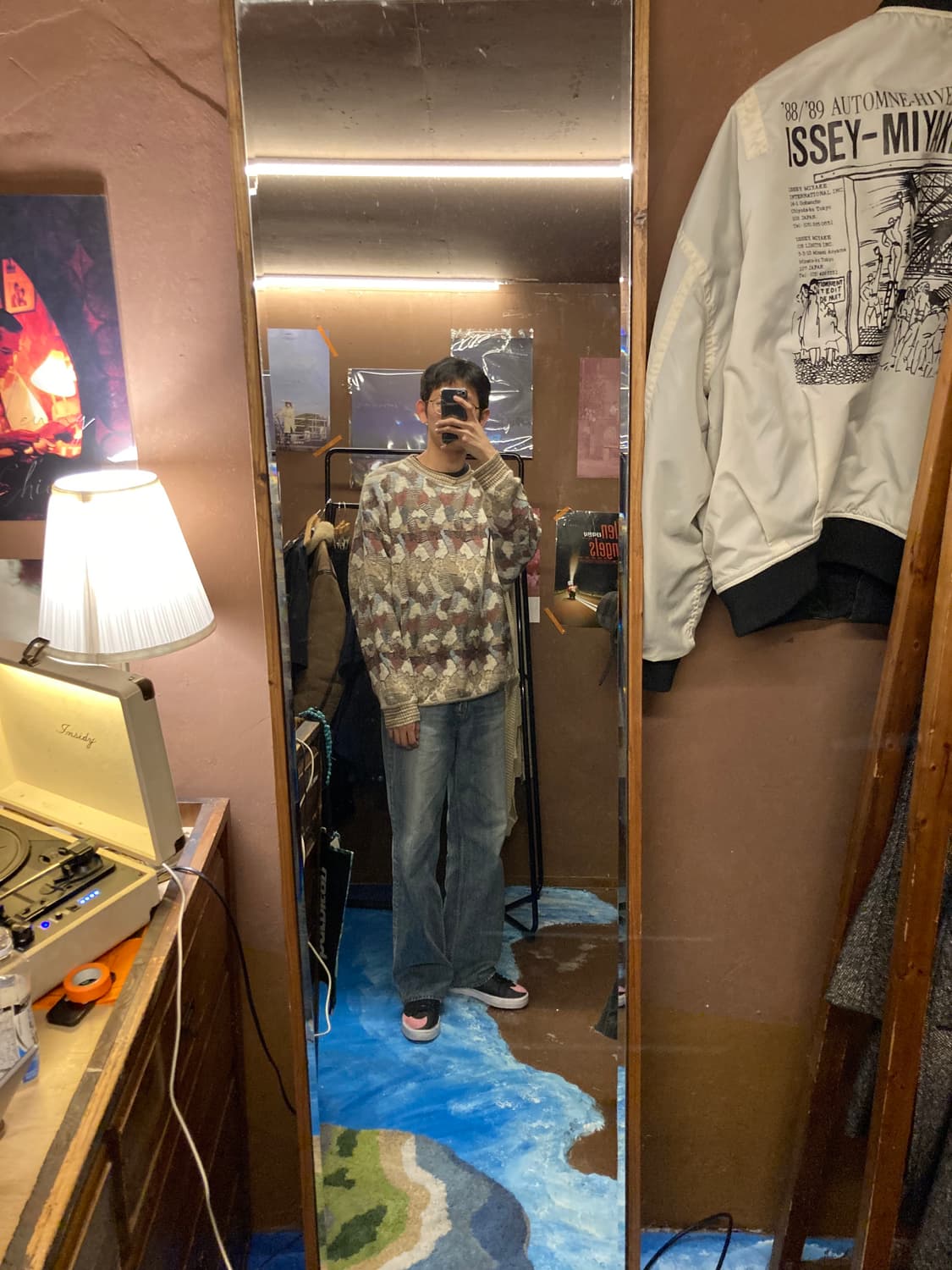 MADE IN ITALY JAQUARD WOOL OVERFIT KNIT 상품이미지6