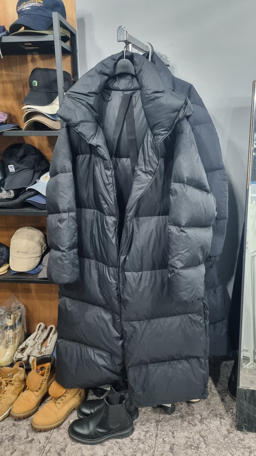 자라 옴므 오리털 롱패딩 xL(105~110) 상태매우좋음 상품이미지1