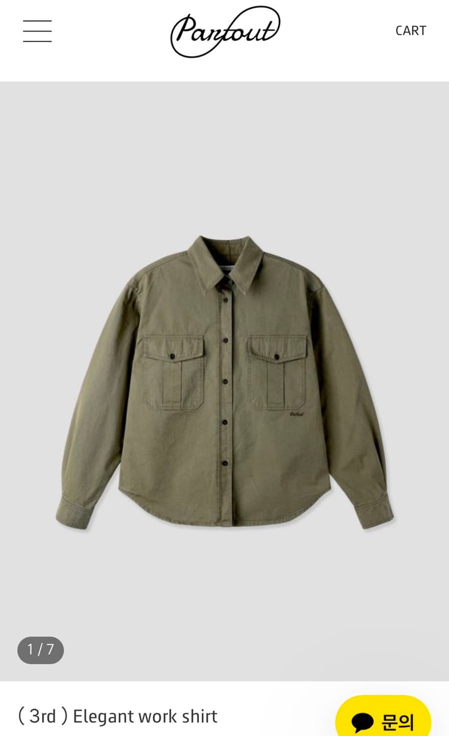 (새상품) 파크투 Elegant work shirt 상품이미지2