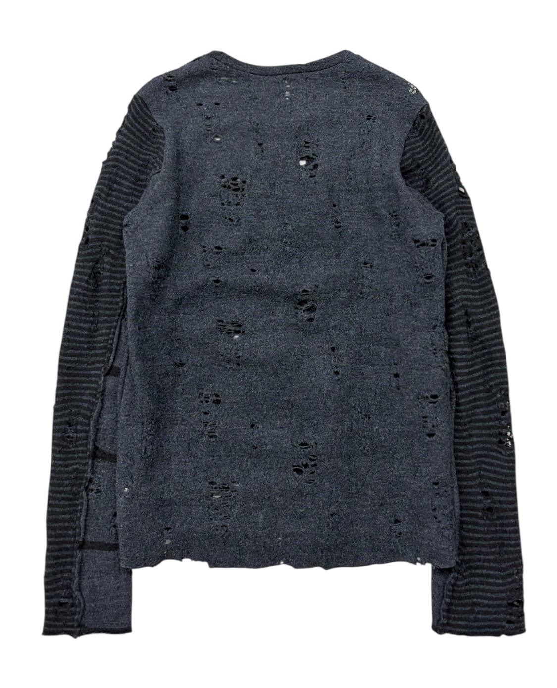 17fw 미하라 야스히로 디스트레스드 롱 슬리브 니트 상품이미지2