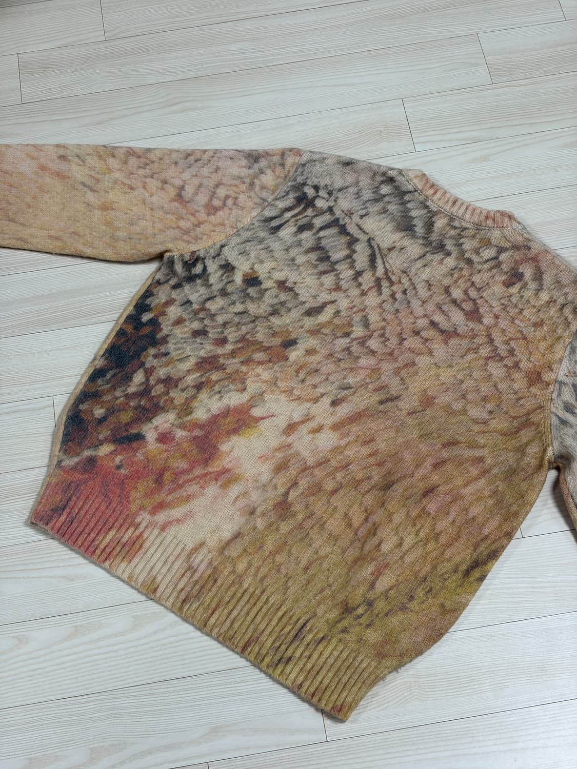 스투시 윙스 프린트 스웨터 멀티 M 상품이미지4