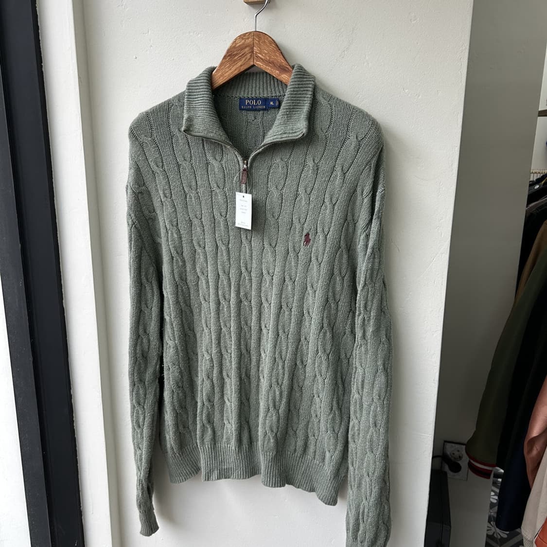 16244 - 폴로 랄프로렌 케이블 반집업 니트 상품이미지2