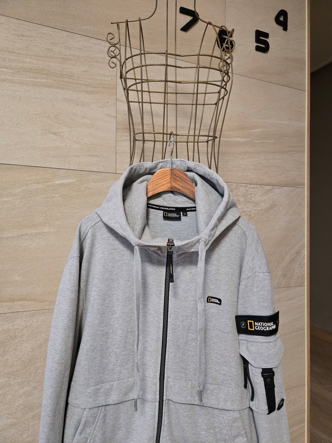 [XL] 내셔널지오그래픽 남성 후드 집업 상품이미지2