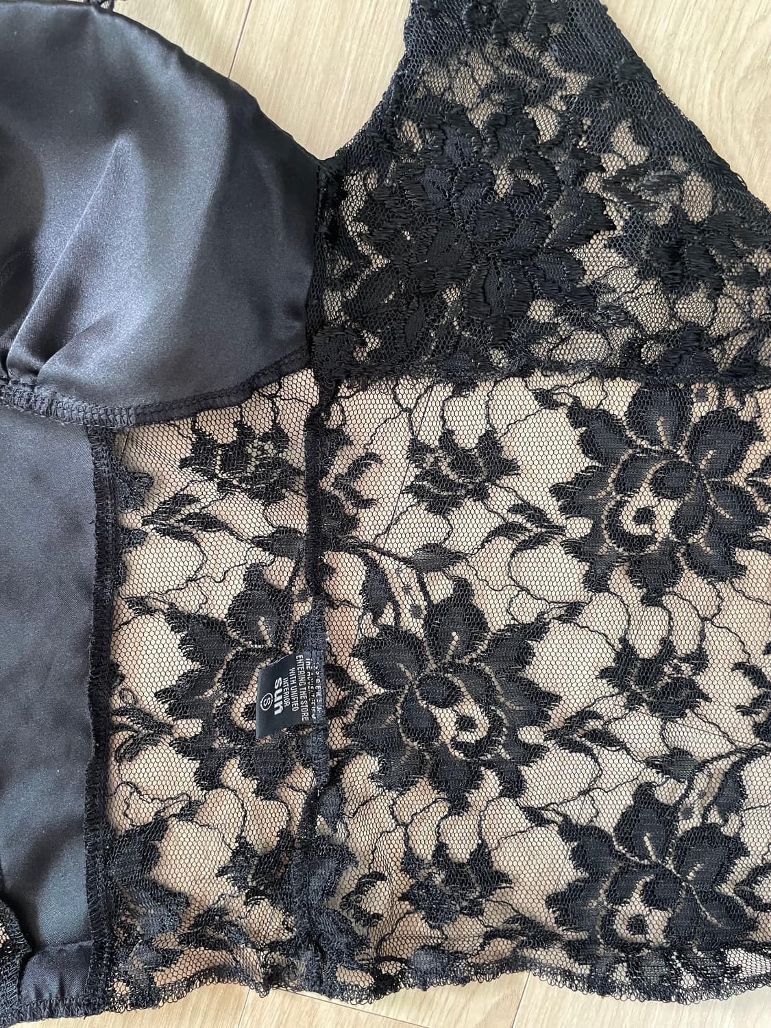 Flower black cap lace sleeveless 상품이미지4