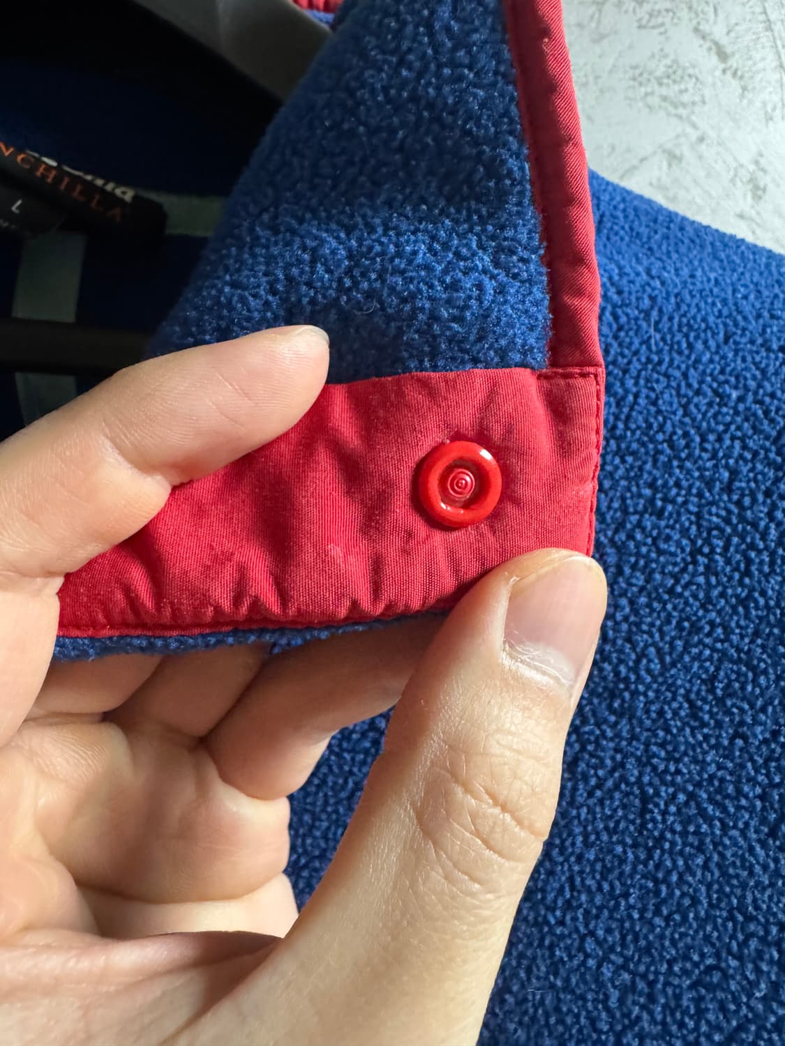 파타고니아 신칠라 L 네이비 레드  상품이미지7