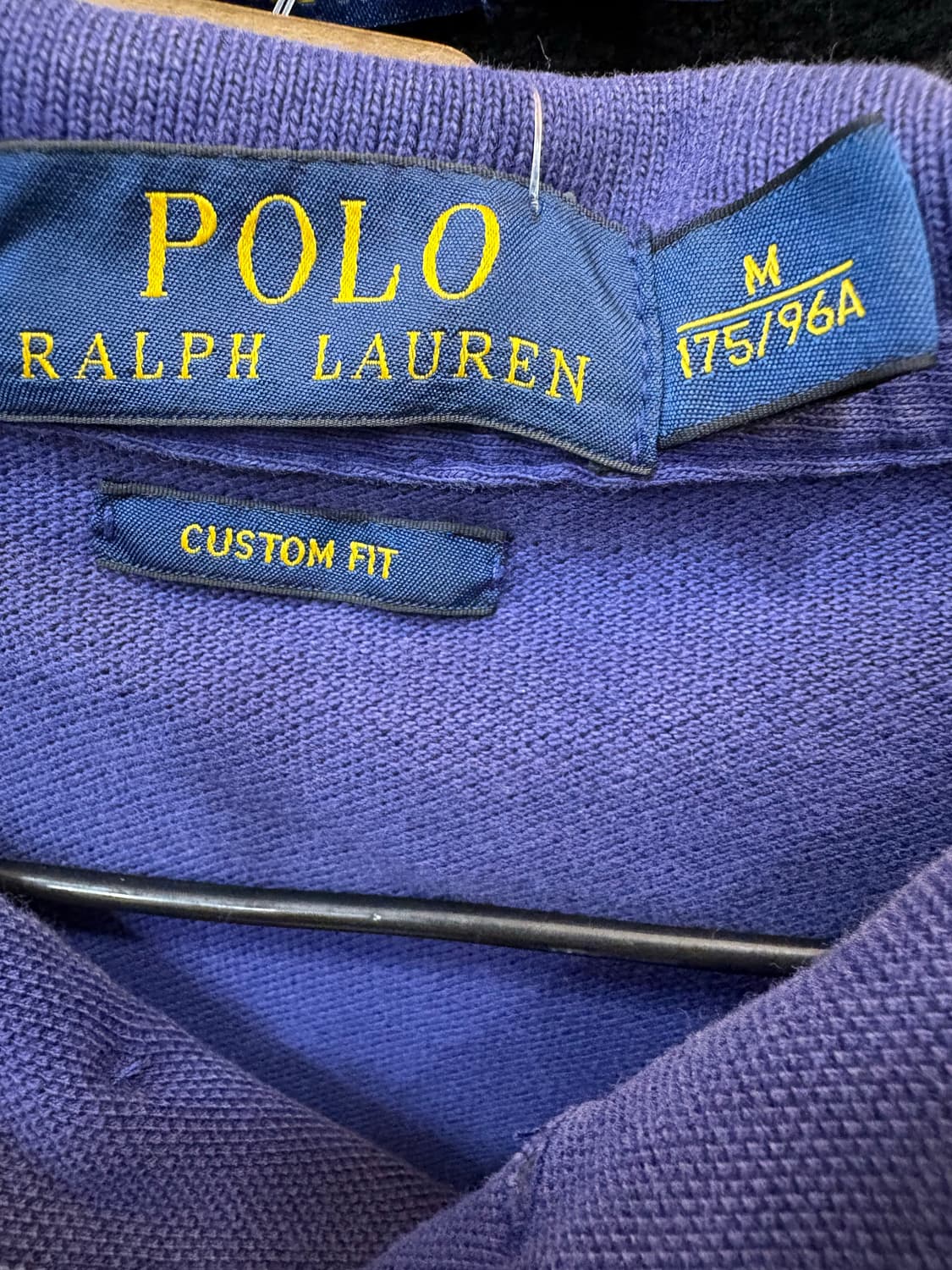폴로 랄프로렌 카라티 반팔 퍼플 M 상품이미지3