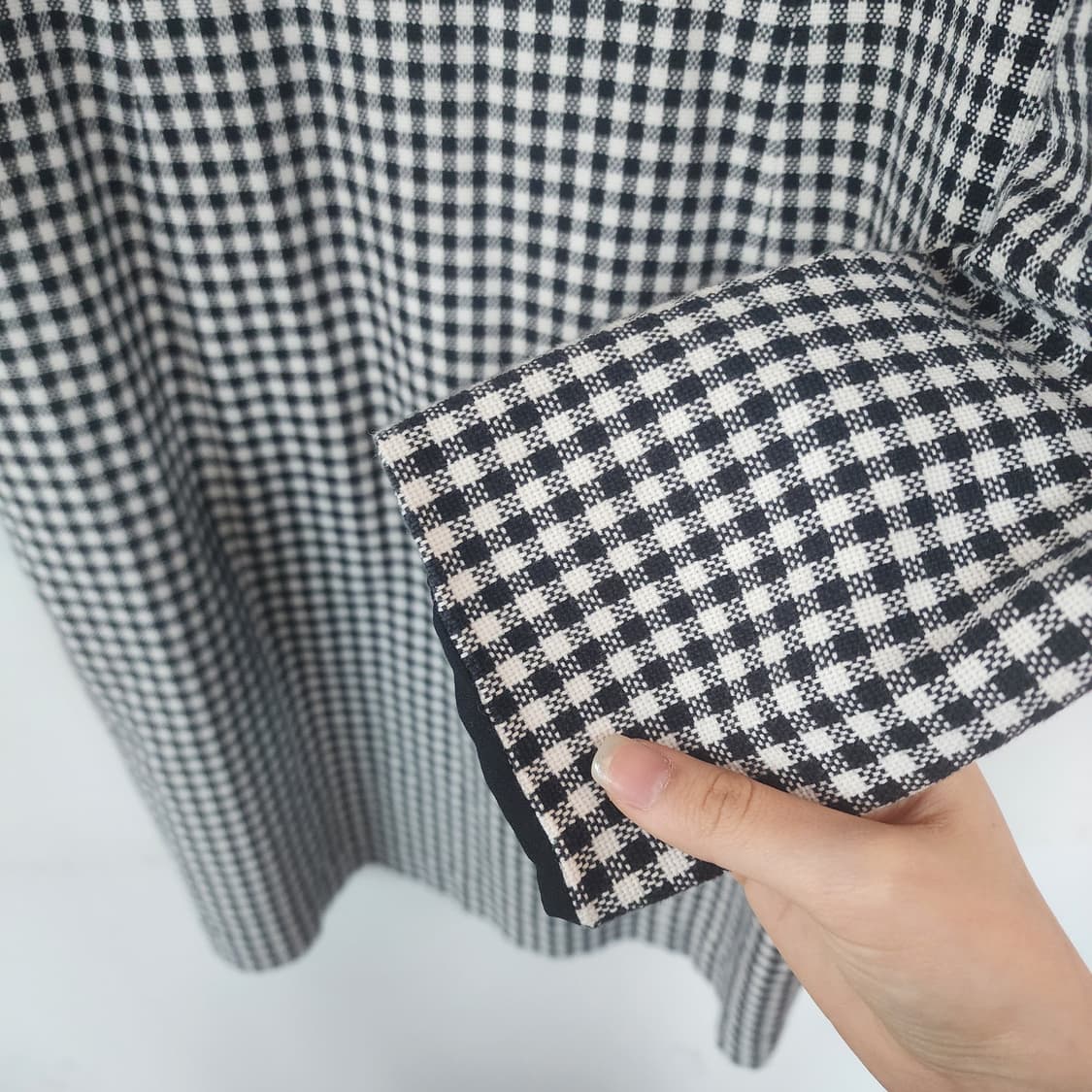 린KL 체크 롱 원피스 상품이미지3