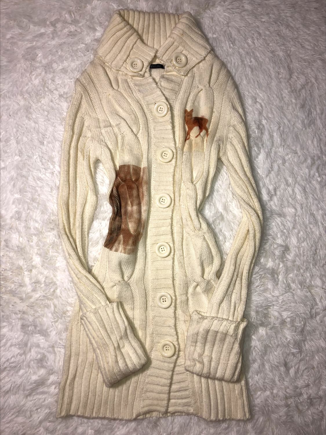 ivory deer knit long cd 상품이미지1