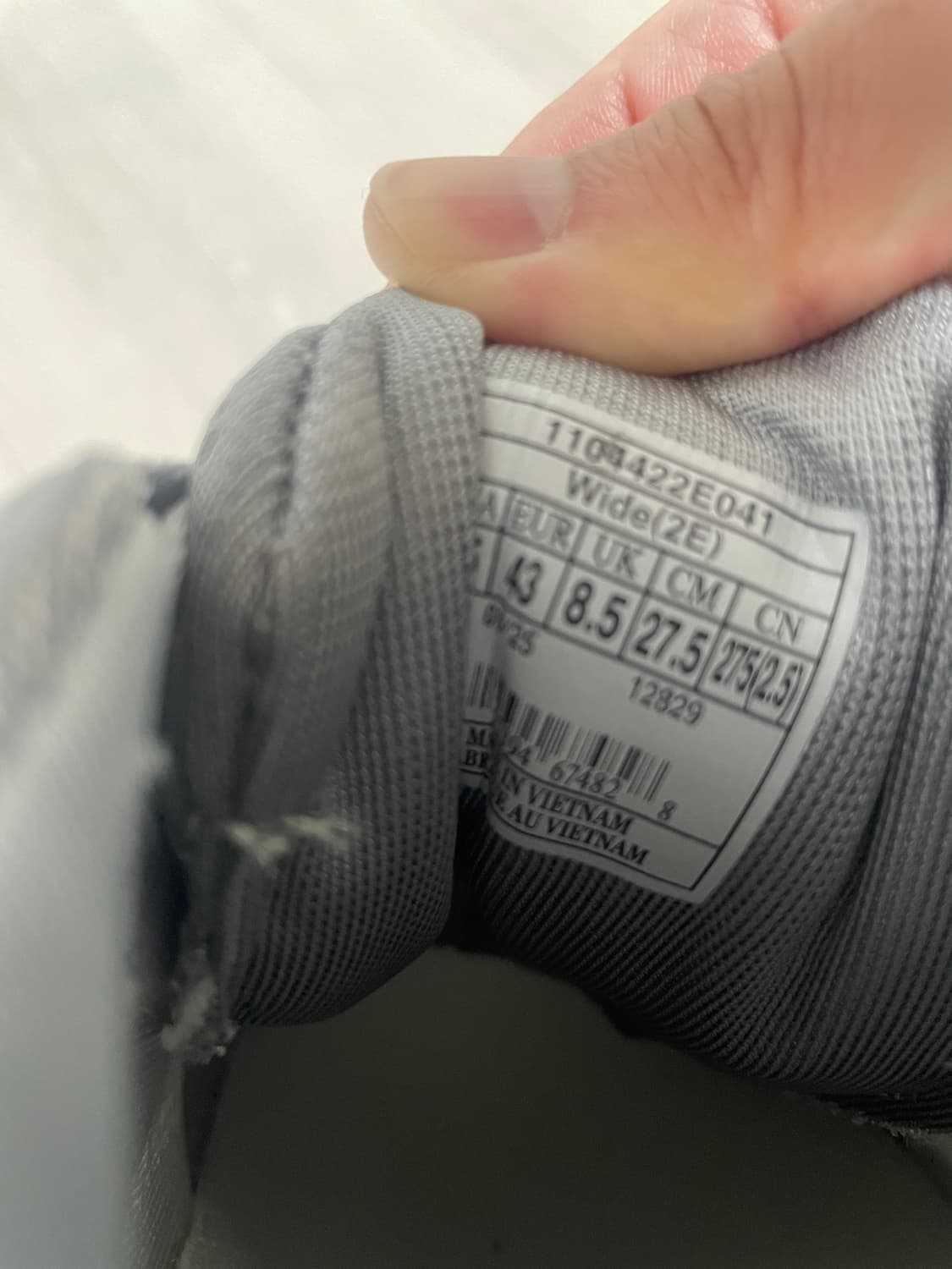 브룩스런닝화 고스트 17 프라머그레이 WIDE 275mm 상품이미지7
