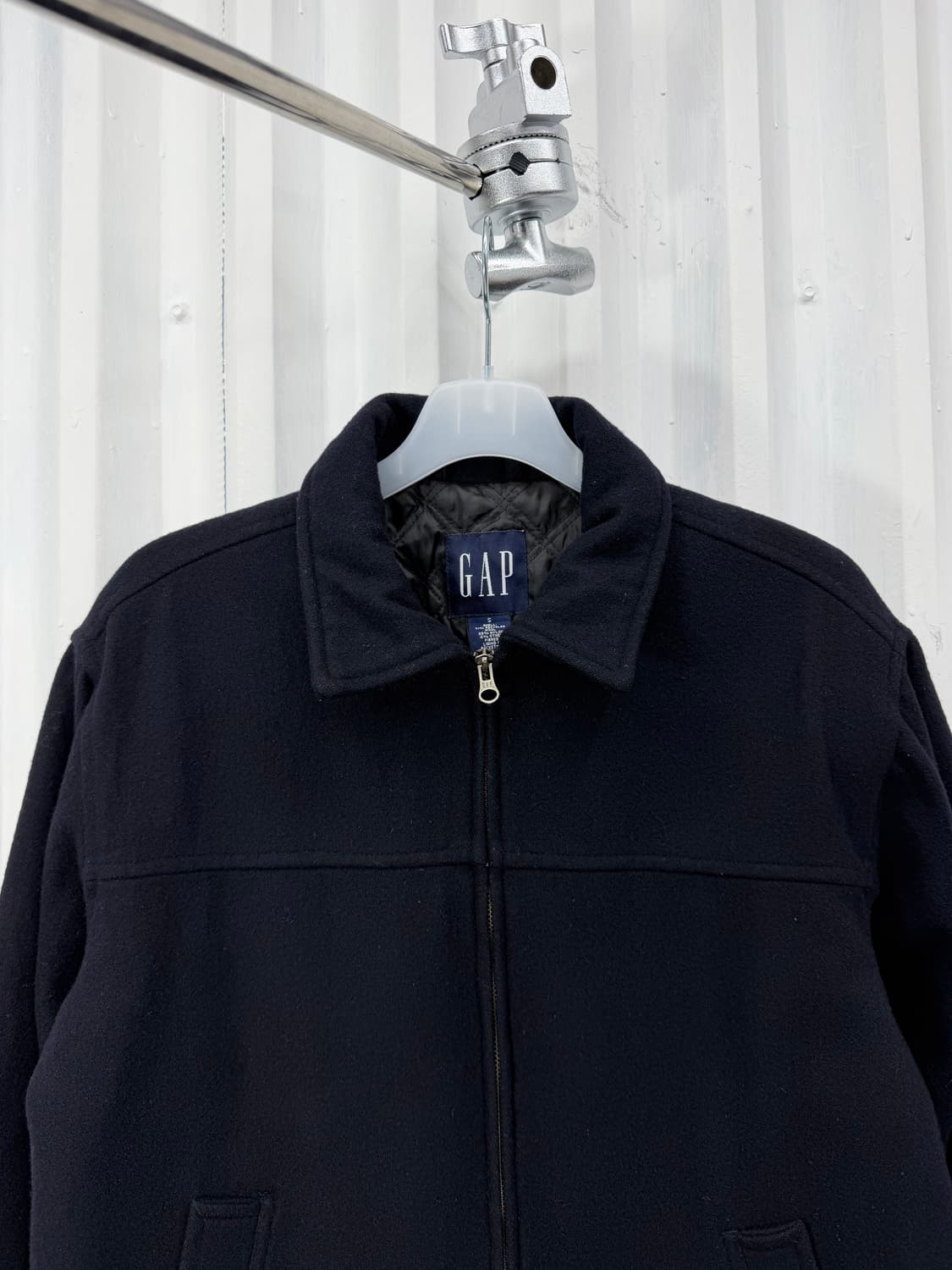 00s GAP Wool Blend Quilted Jacket 상품이미지3