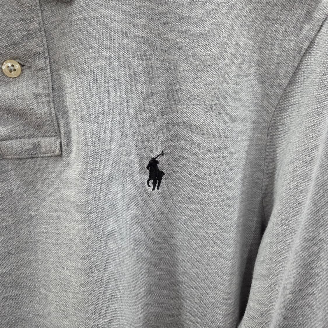 폴로랄프로렌 피케 카라 롱슬리브 그레이 M 상품이미지2