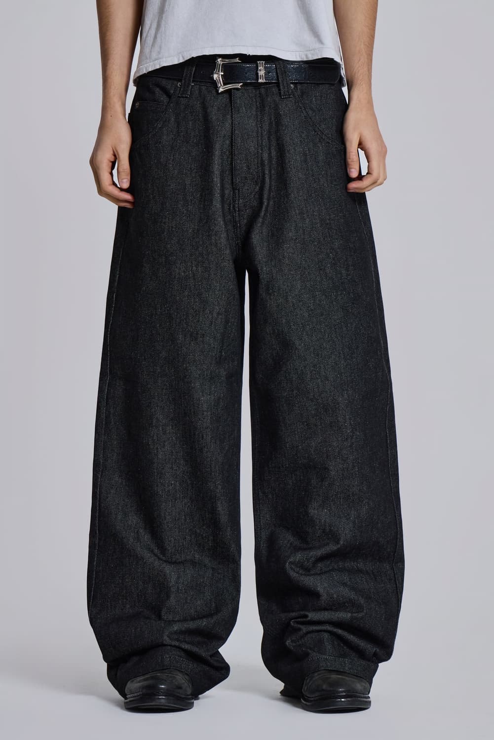 [30] 제이디드 런던 Axis 블랙 데님팬츠 jaded london 상품이미지2