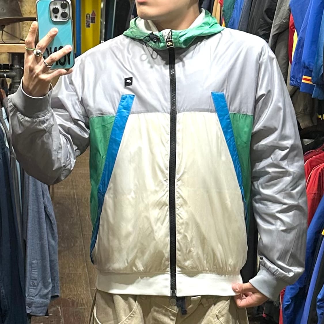 [HI] 나이키 바람막이 그레이 상품이미지2