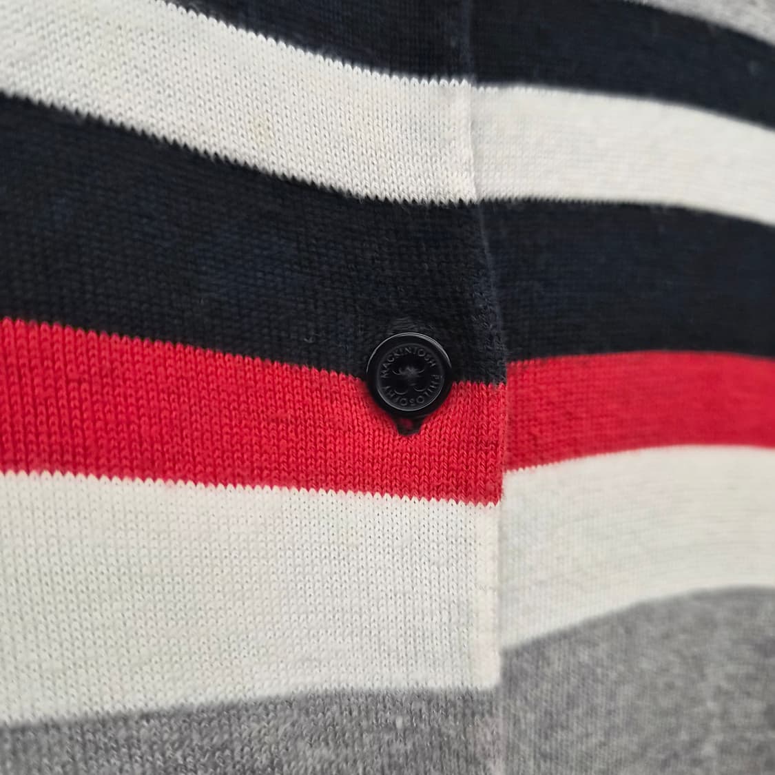 매킨토시 필로소피 스트라이프 니트 가디건 여성 M 상품이미지4