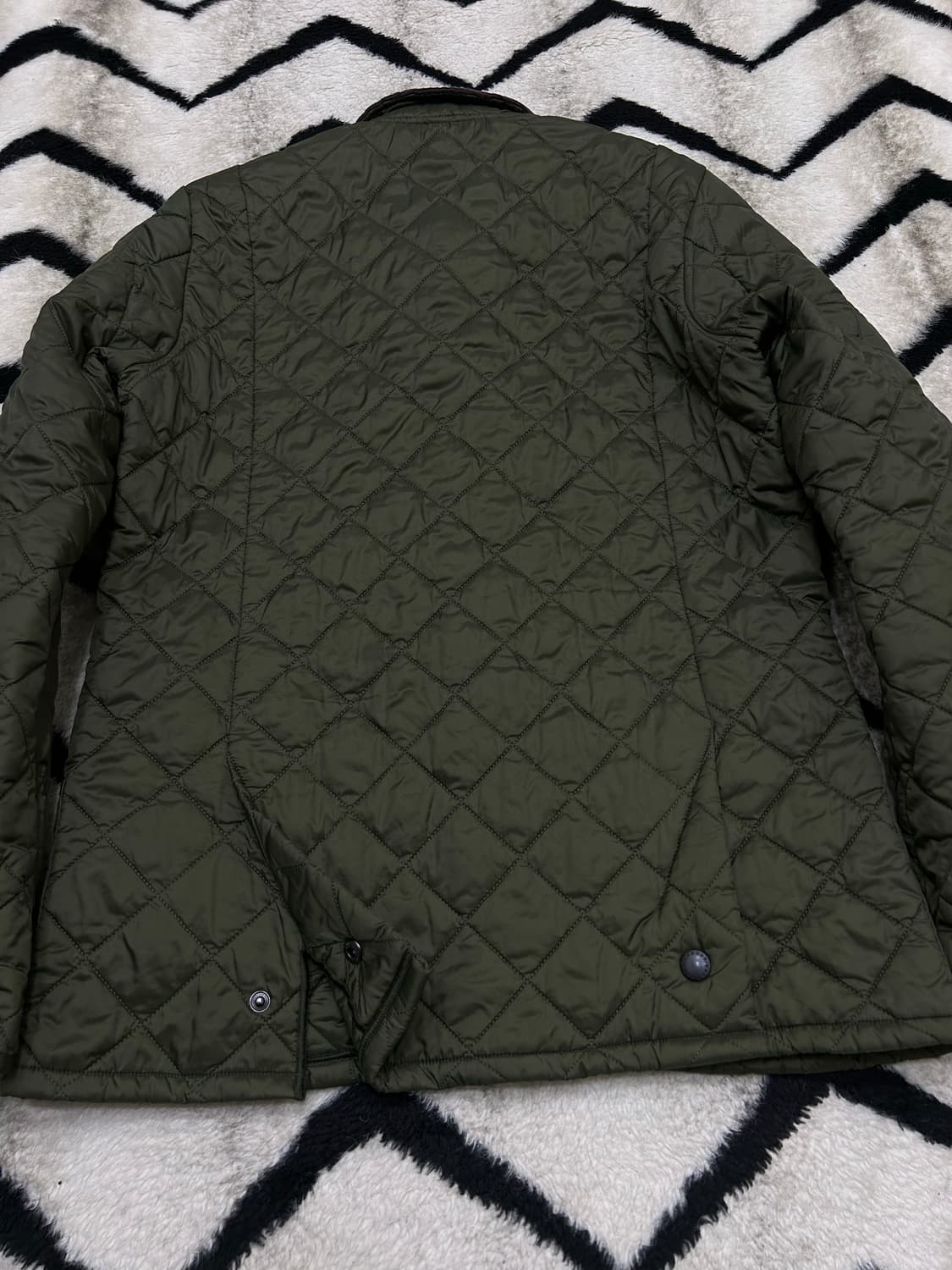 [M]바버 헤리티지 리데스데일 퀄팅자켓/카키 상품이미지4