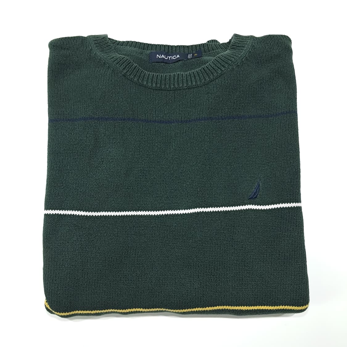 CL134 XL 노티카 90s 멀티 컬러 스트라이프 & 자수 로고 코튼 상품이미지7