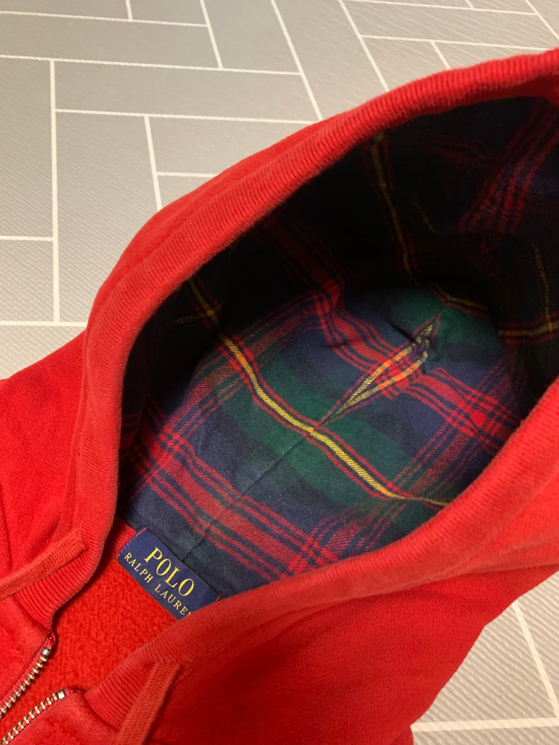 폴로 빅포니 후드집업 레드 상품이미지6