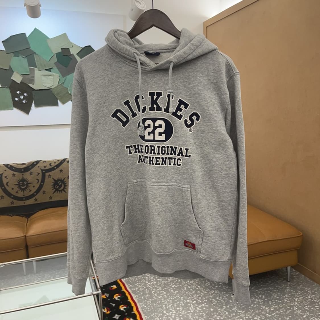 디키즈 올드스쿨 빈티지 빅로고 레터링 후드티 L C07207 상품이미지3