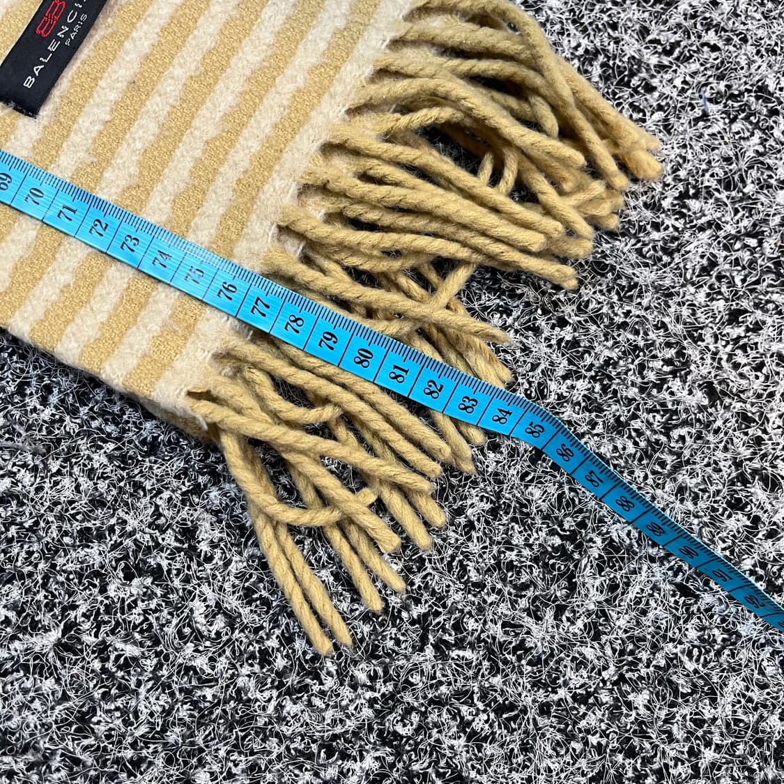 빈티지 발렌시아가 머플러 90s  상품이미지5