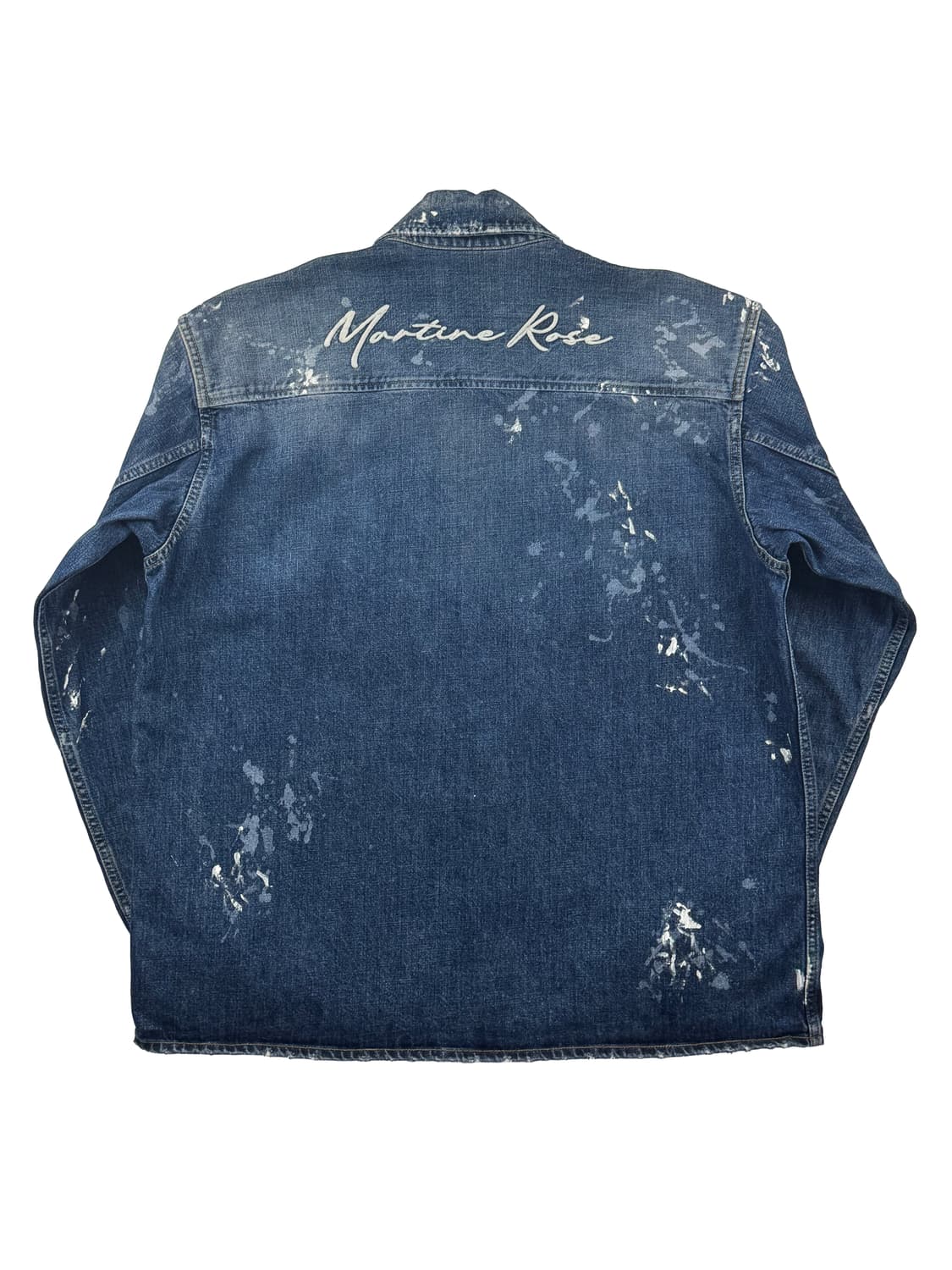 마틴로즈 페인트 이펙트 오버 셔츠 자켓 상품이미지2