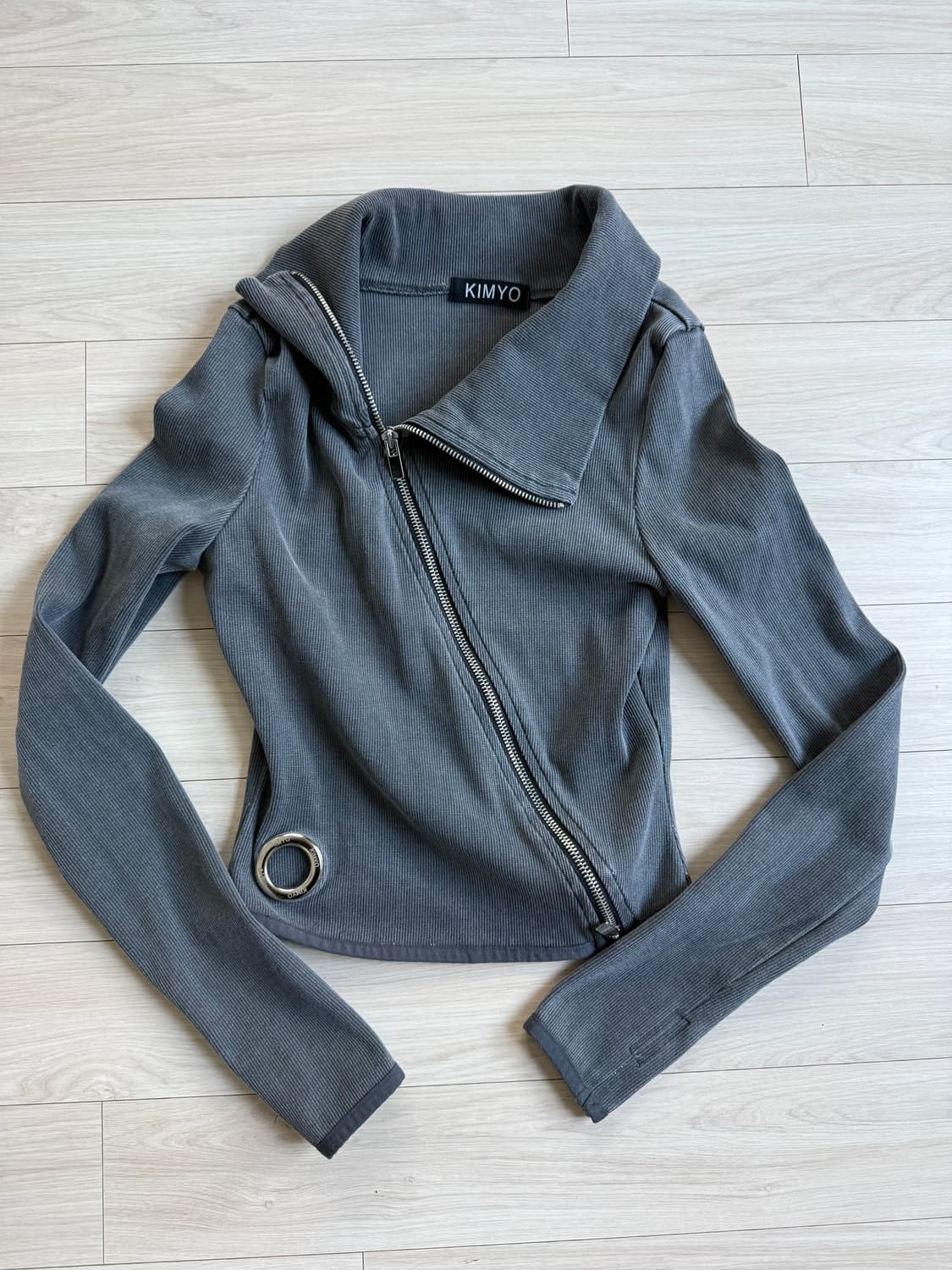 Kimyō (키묘) Unbal Full Zip Top - 더현대 팝업 구 상품이미지1