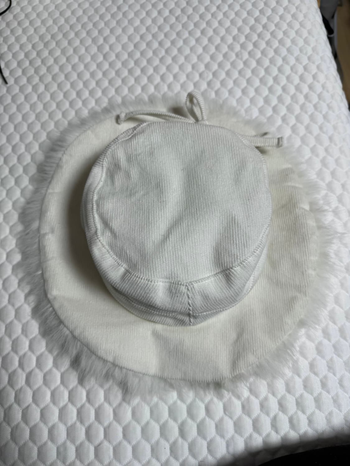 어썸니즈 부니 버킷 햇 리본 화이트 상품이미지3