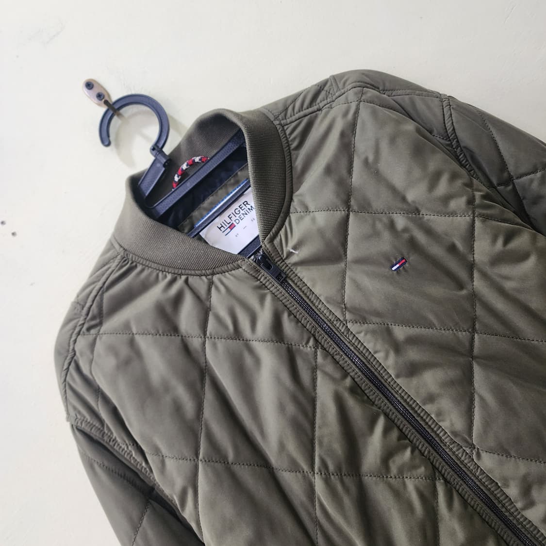 [ M ] 타미힐피거 데님 퀼팅 블루종 상품이미지2