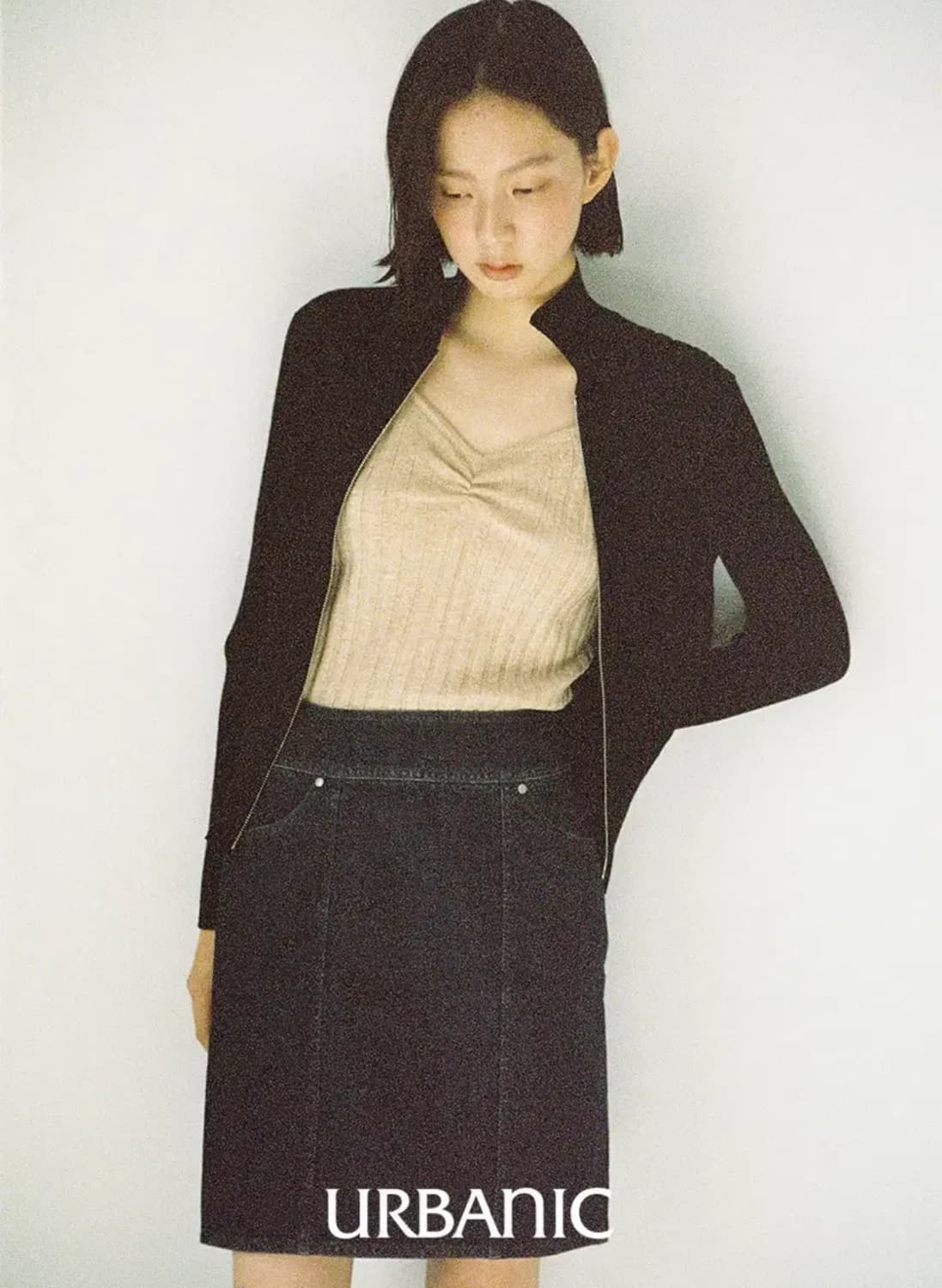 얼바닉30 데님 스커트 상품이미지5