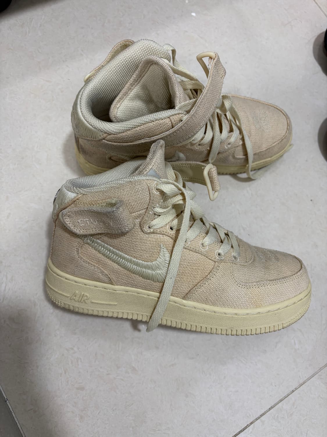 나이키 x 스투시 에어포스 1 '07 미드 SP 파슬 235mm 상품이미지1