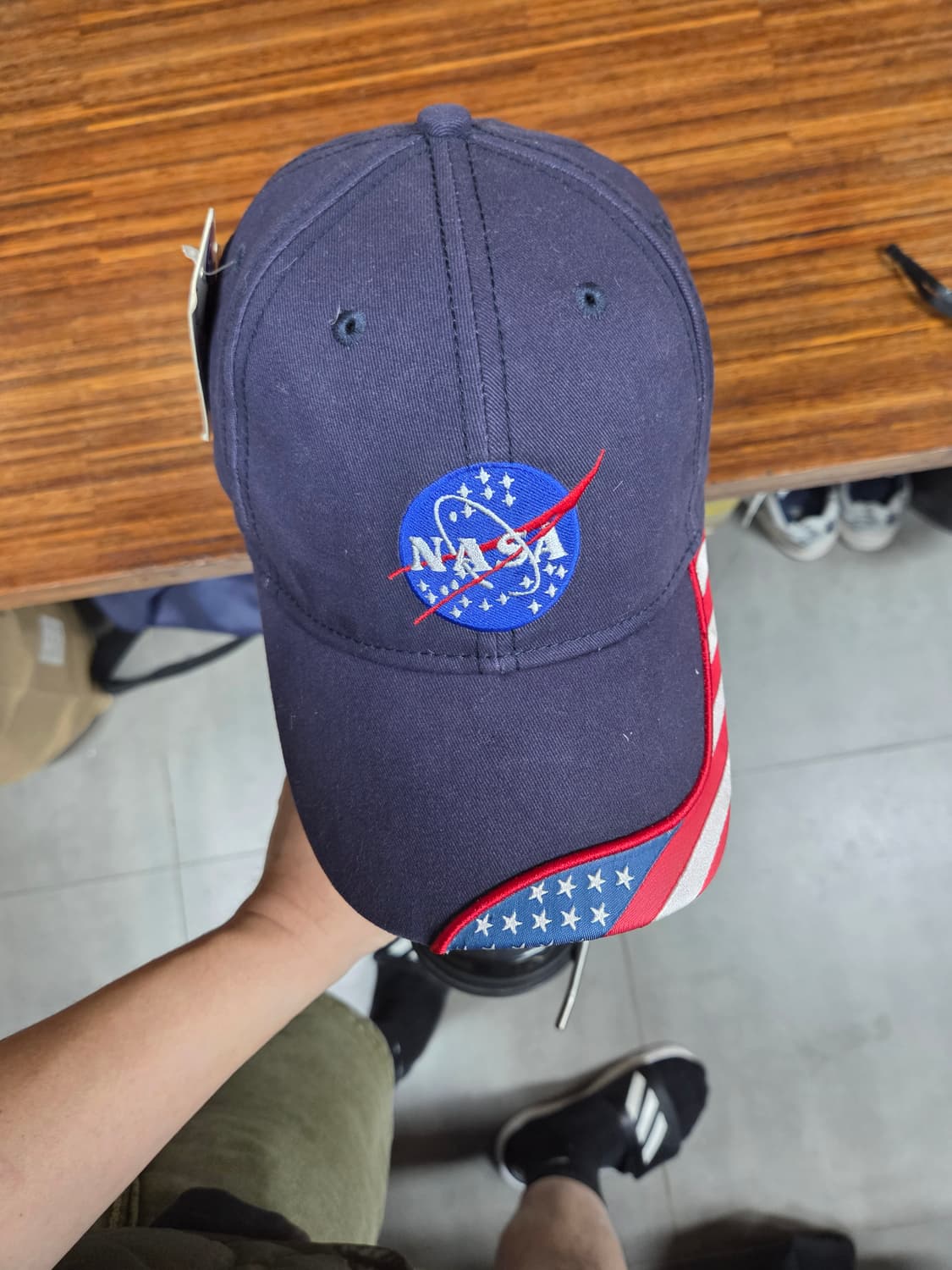 나사 빈티지 성조기 볼캡 모자 프리  상품이미지1